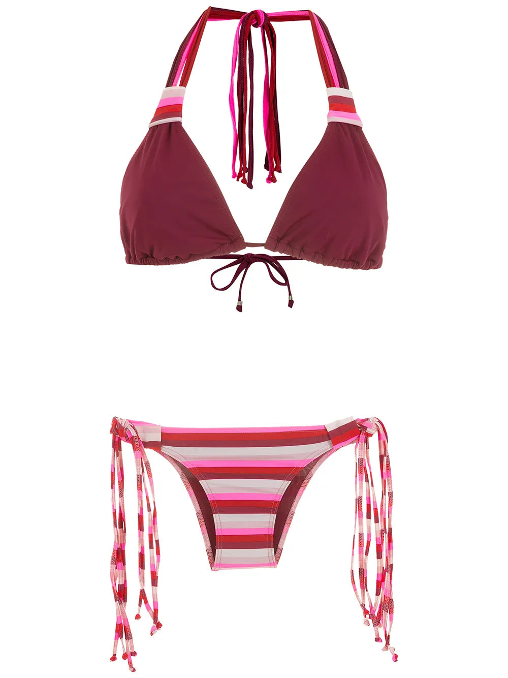 Striped Bikini Set