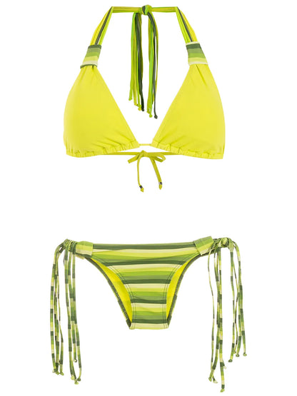 Striped Bikini Set