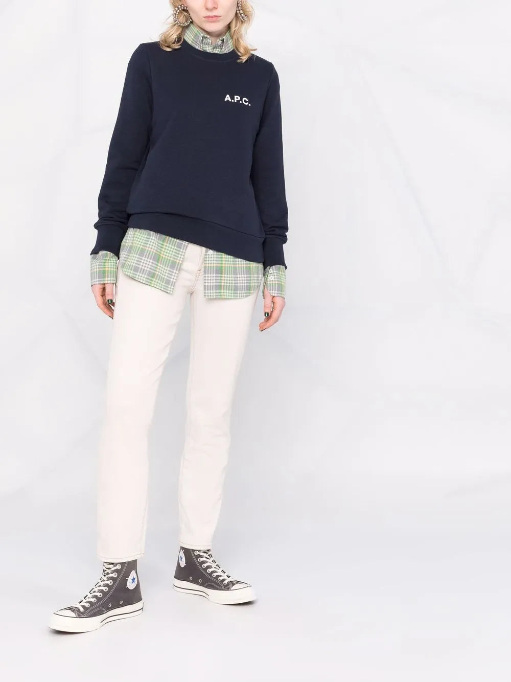 Logo-Print Cotton Sweatshirt