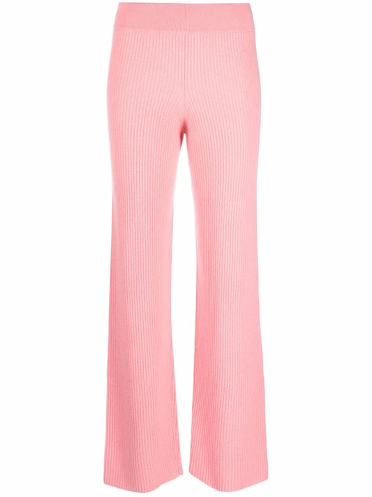 Ribbed-Knit Cashmere Trousers