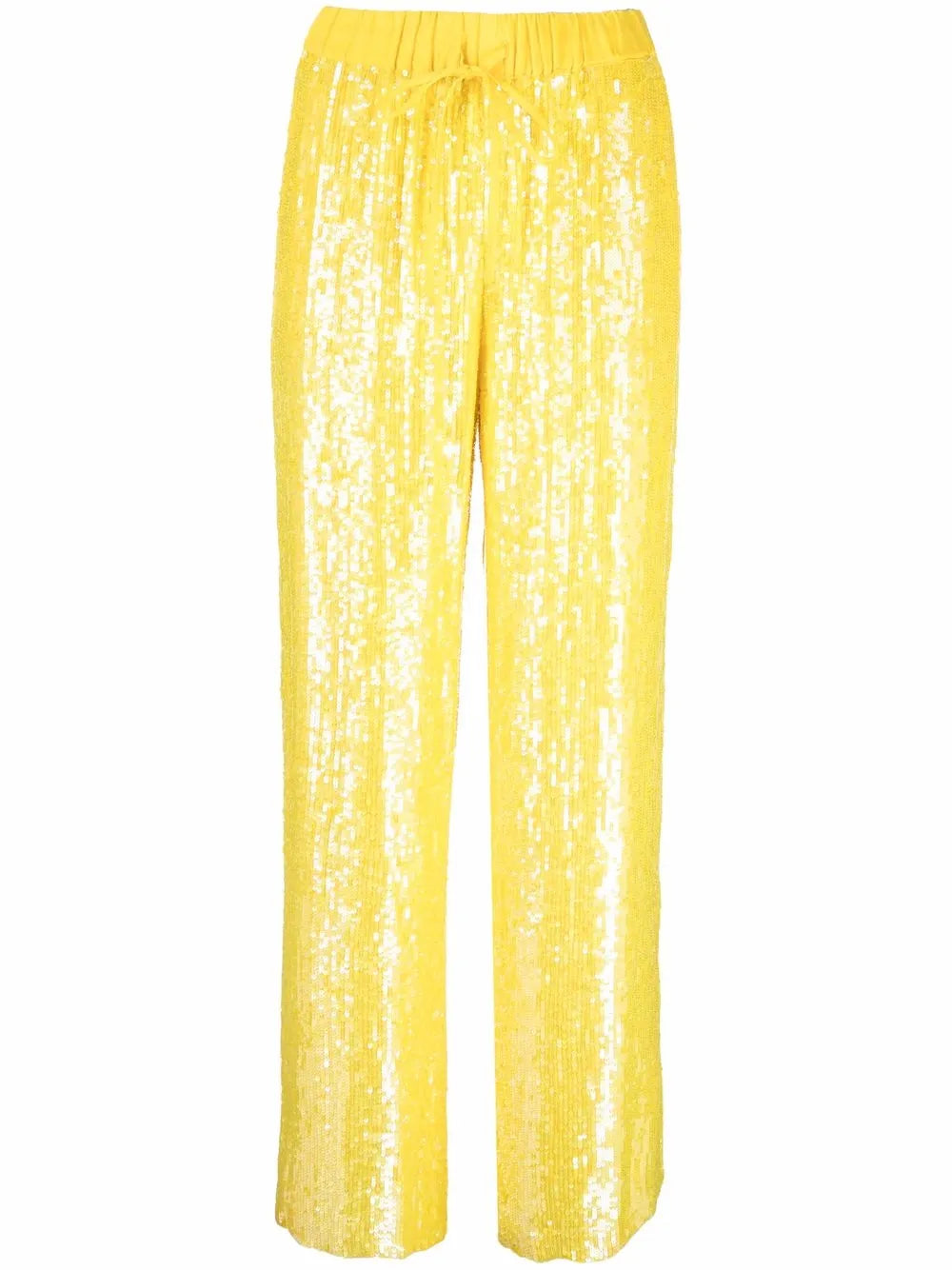 Sequined Wide-Leg Trousers
