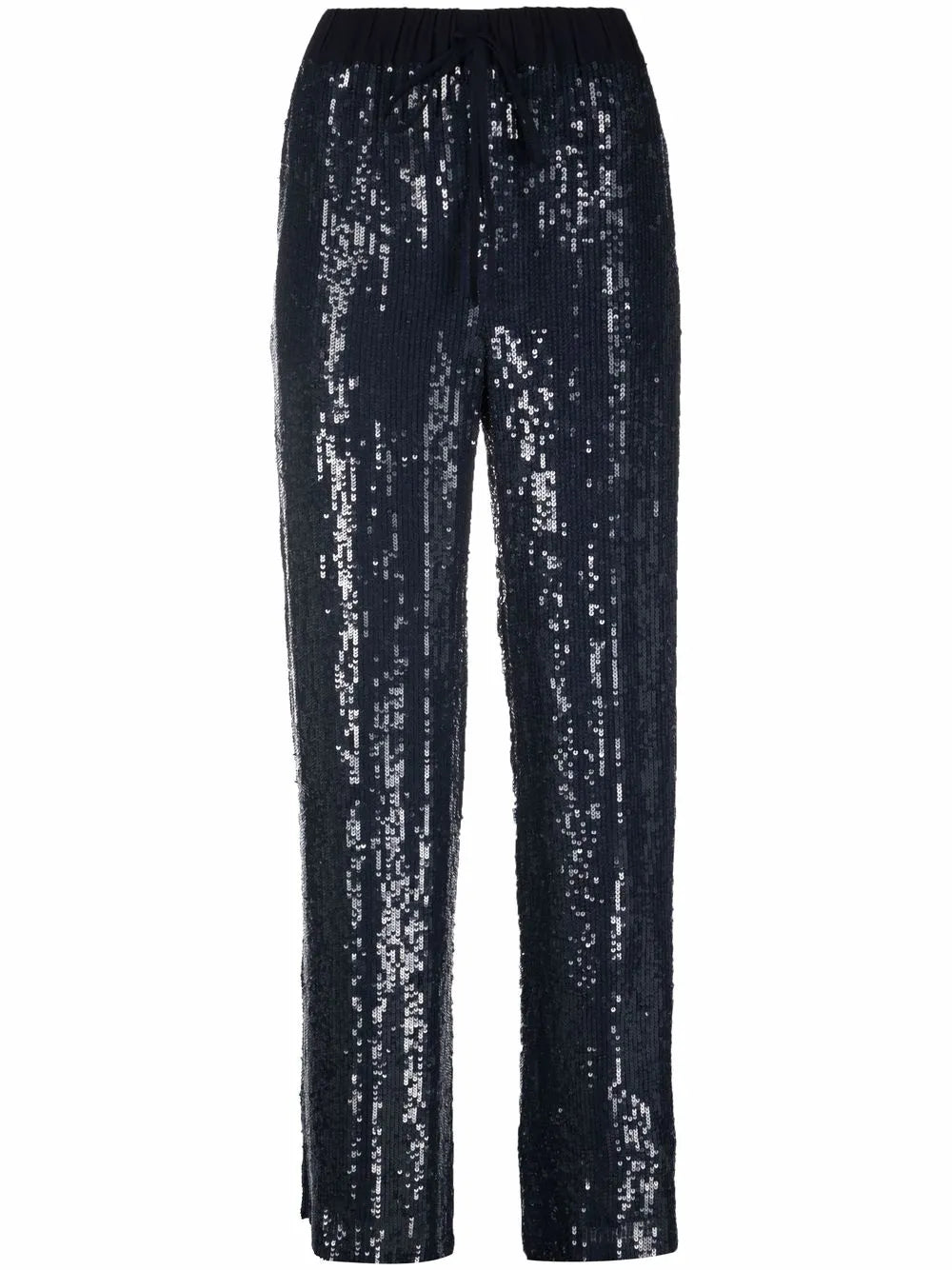 Sequined Wide-Leg Trousers