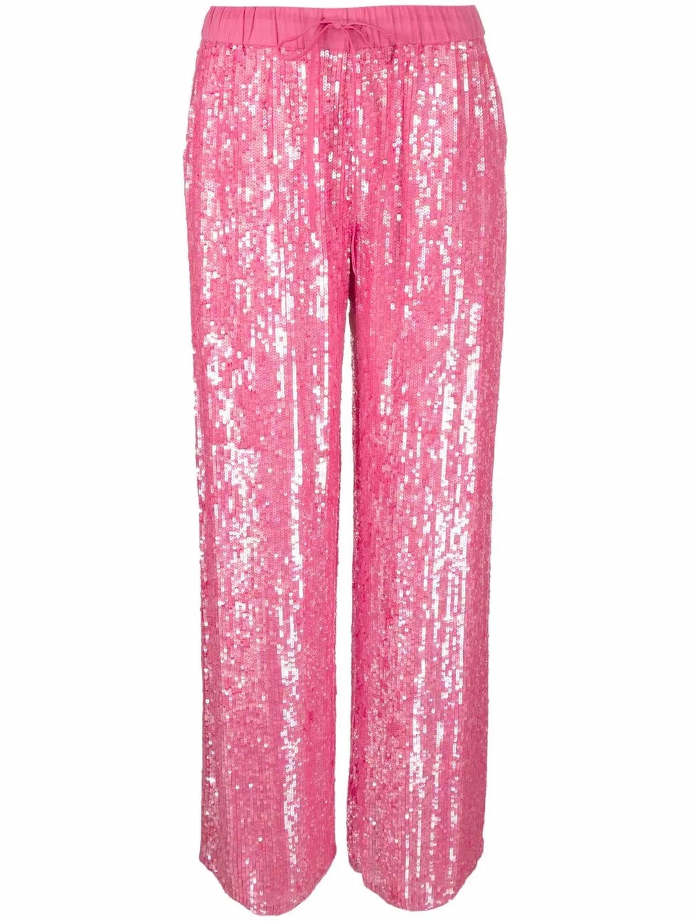 Sequined Wide-Leg Trousers