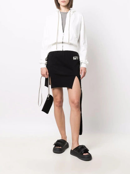 Graphic-Print Skirt