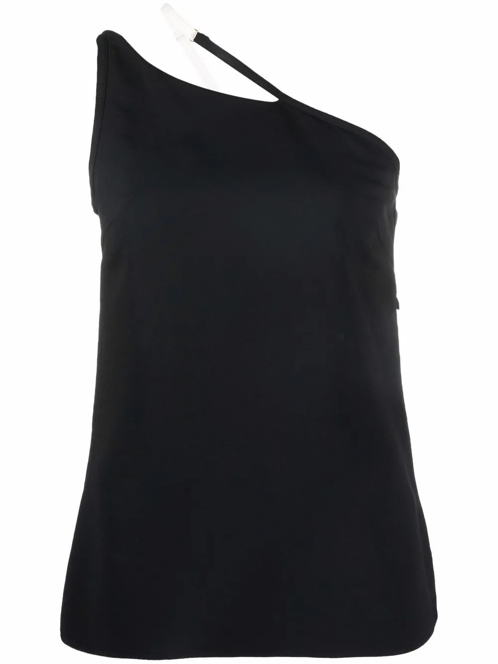 Contrast Asymmetric Strap Top