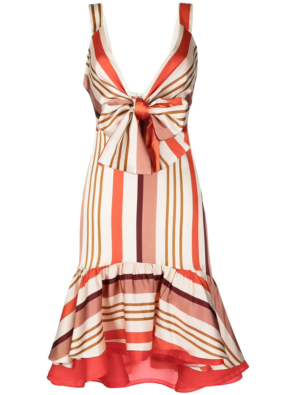 Arbore Striped Midi Dress