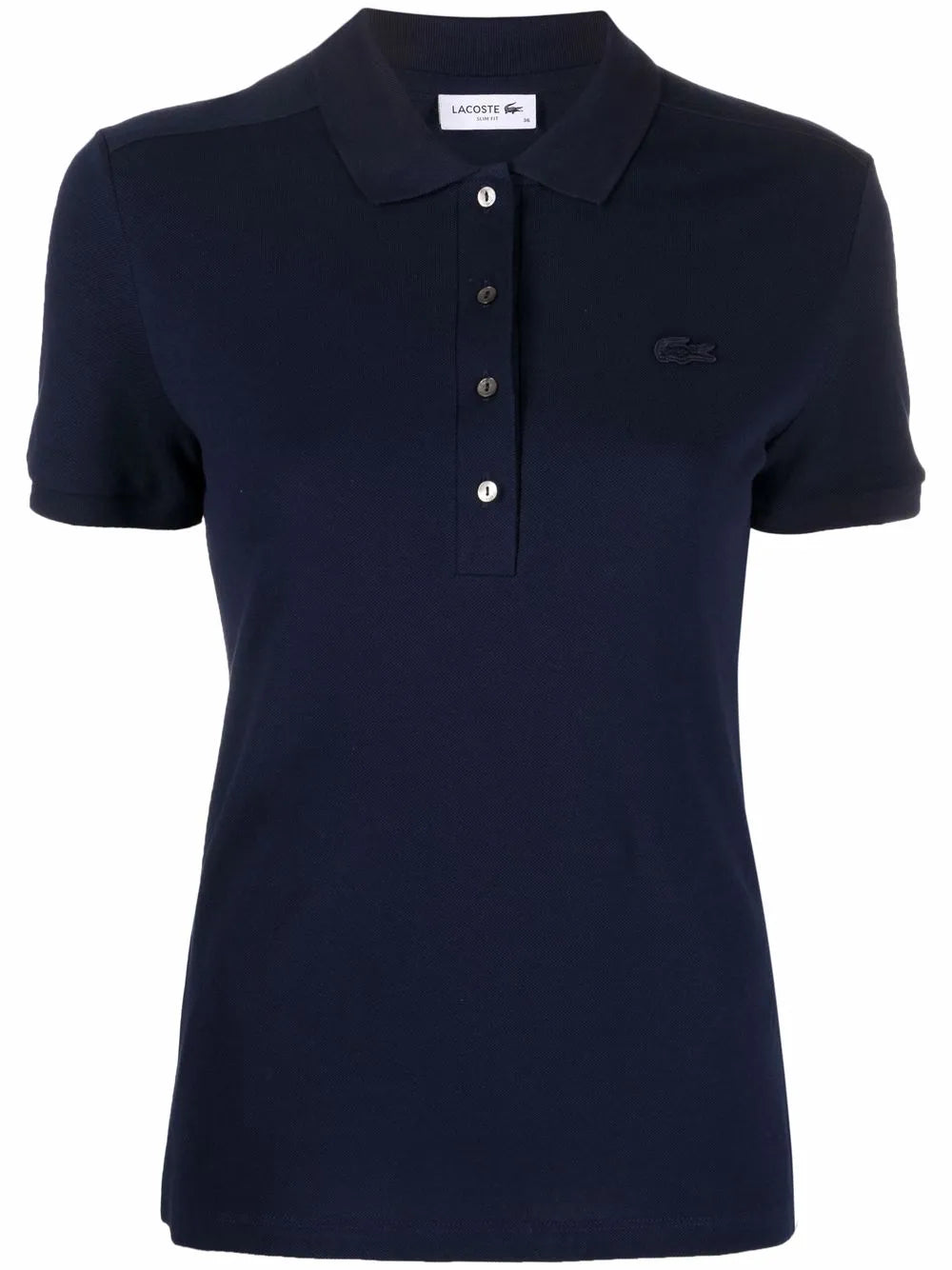 Chest Logo-Patch Polo Top
