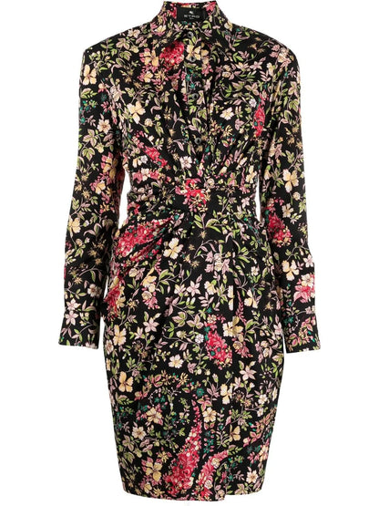 Floral-Print Shirtdress