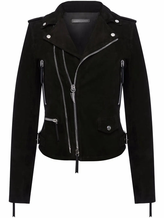 Amelia Suede Biker Jacket