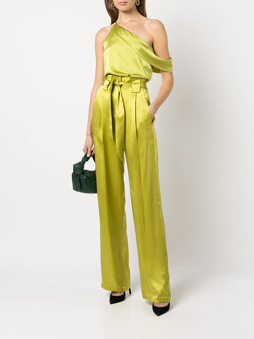 Draped Cowl Asymmetrical Top
