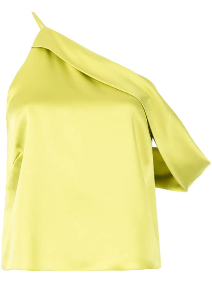 Draped Cowl Asymmetrical Top