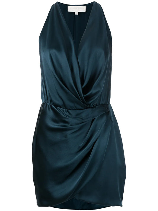 Cut-Out Detail Halterneck Gown