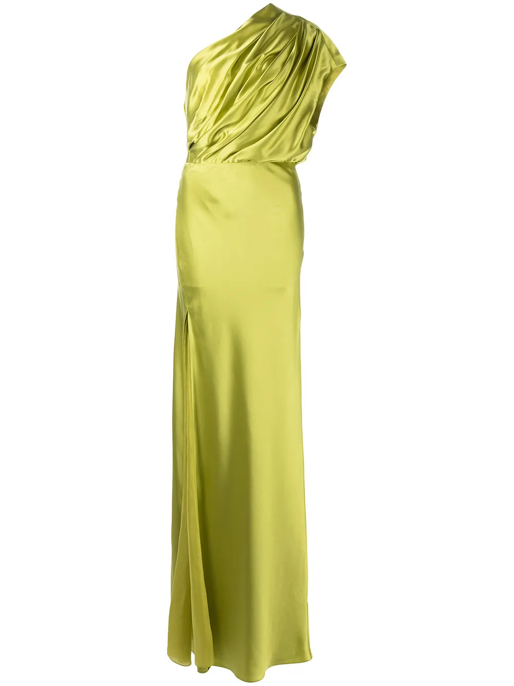 Asymmetric Open Back Gown