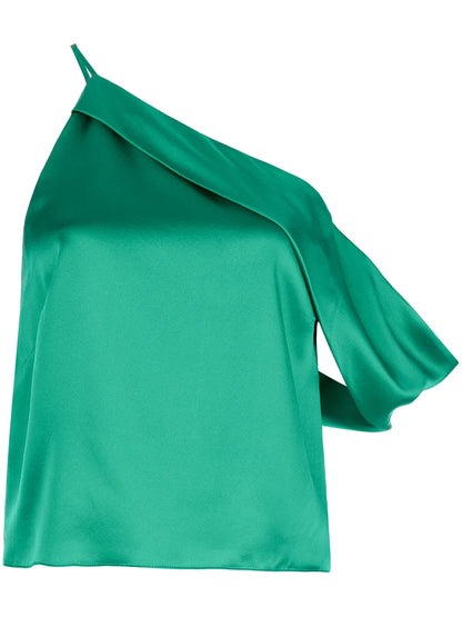Draped Cowl Asymmetrical Top