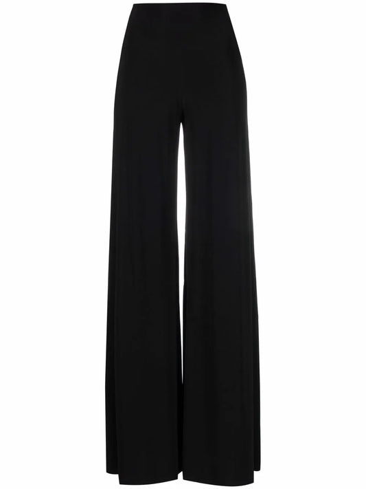 High-Waisted Wide-Leg Trousers