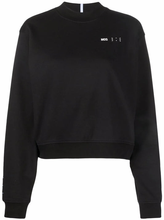 Logo-Print Crew Neck Sweatshirt