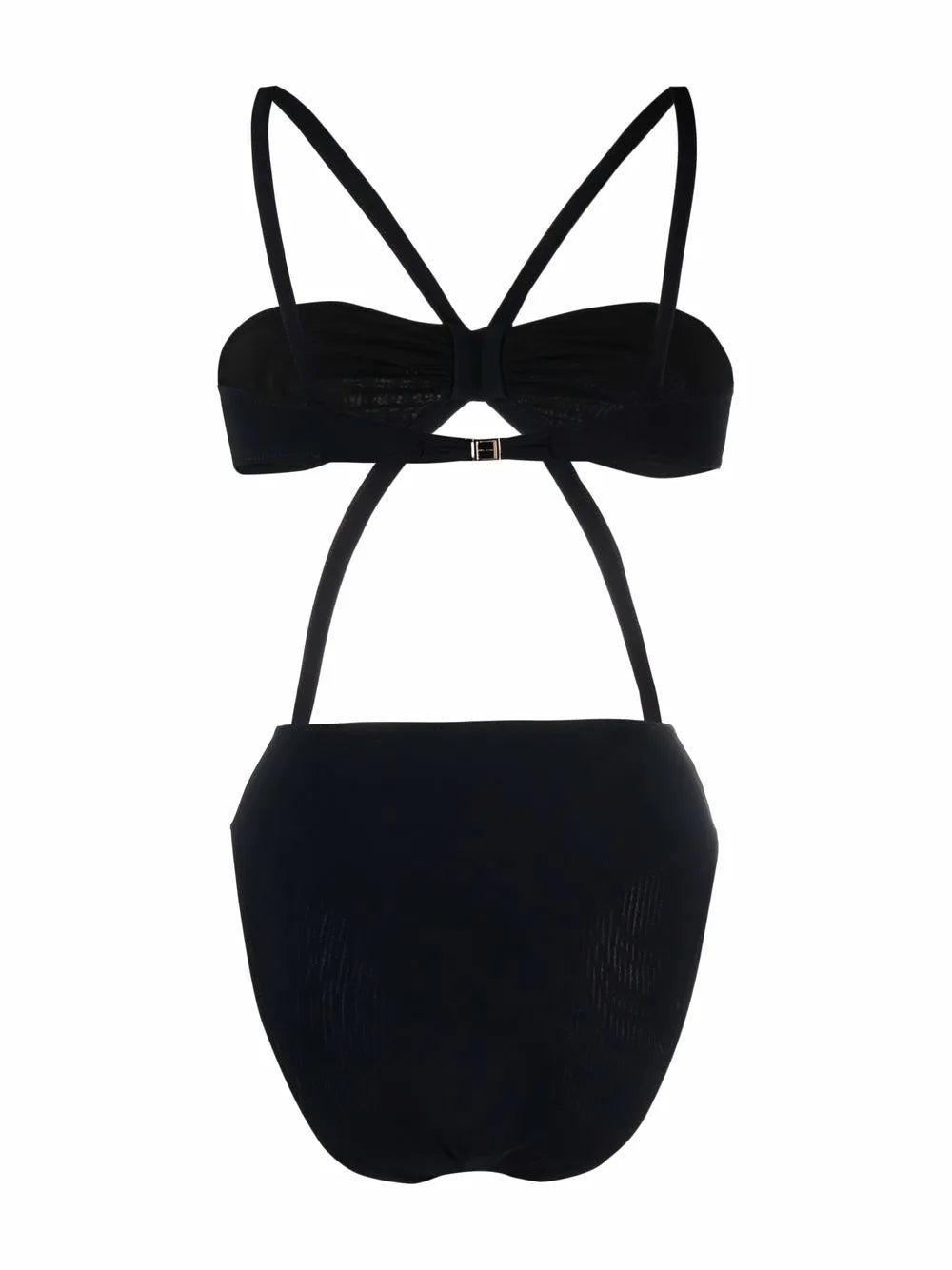 Logo-Plaque Detail Swimsuit