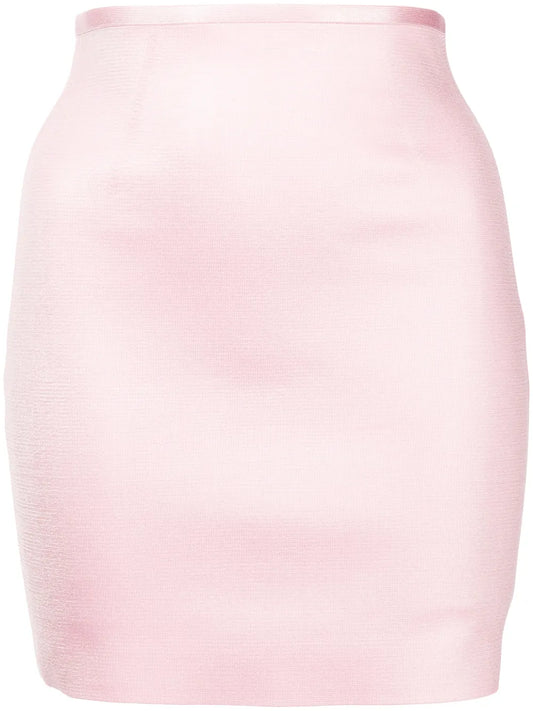 Bonded-Seam Mini Skirt