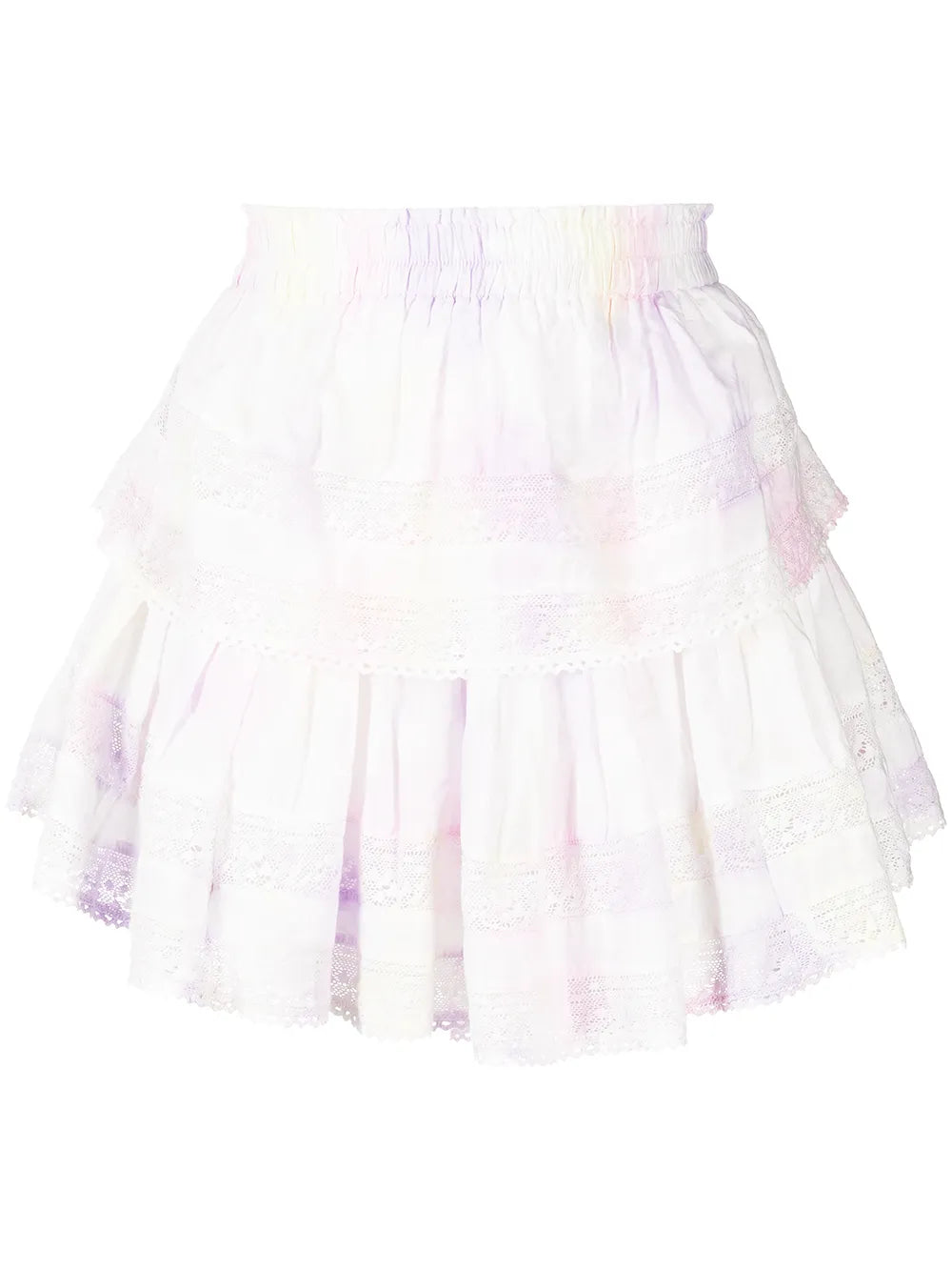 Tie-Dye Tiered Skirt