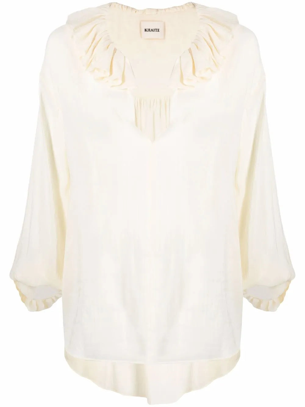 Ruffled Neck Blouse