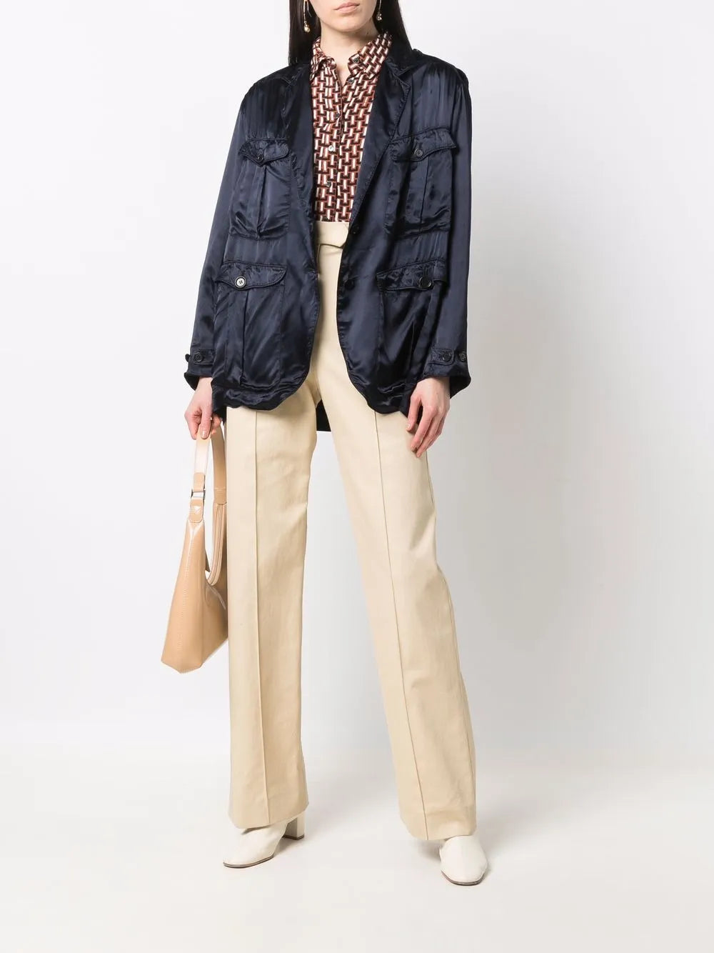 Single-Breasted Tailored Blazer