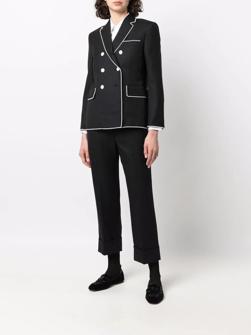 Double-Breasted Wool Sport Coat
