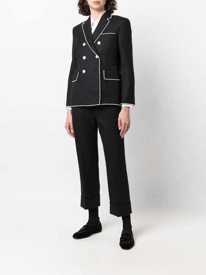Double-Breasted Wool Sport Coat