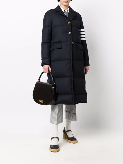 Down-Feather 4-Bar Overcoat