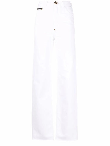 Straight-Leg Denim Jeans