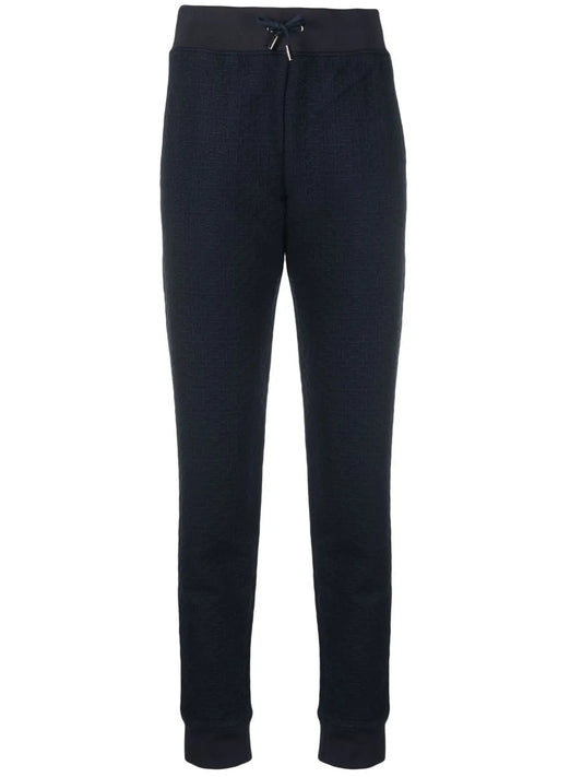 Embossed-Monogram Track Pants