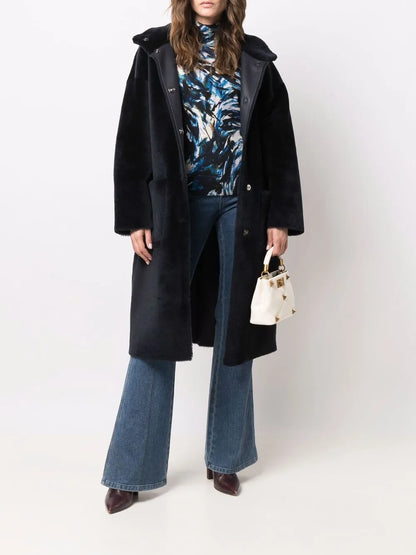 Reversible Shearling Coat