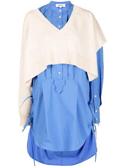V-Neck Cropped Jumper