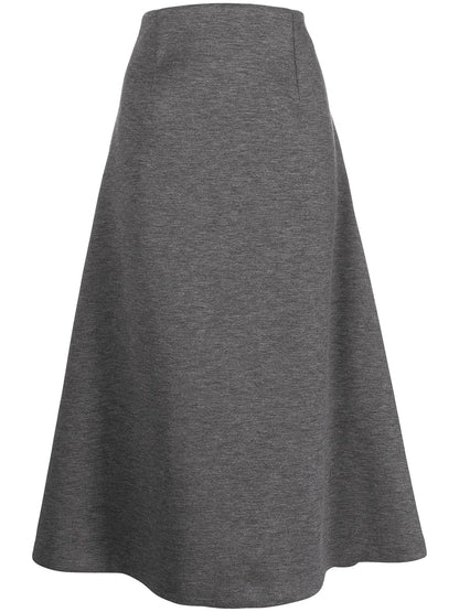 High-Waist Midi Skirt
