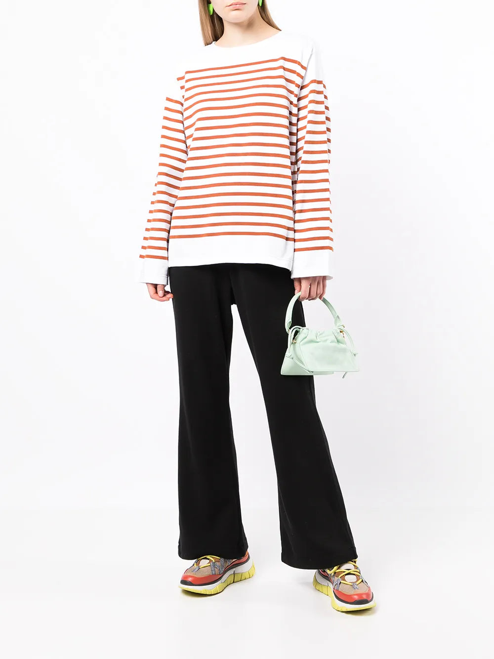 Stripe Print Sweatshirt
