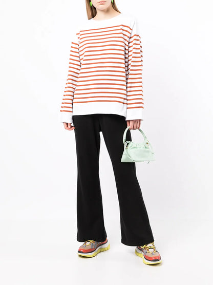 Stripe Print Sweatshirt