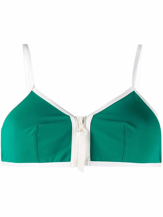 Sifflet Front-Zip Bikini Top