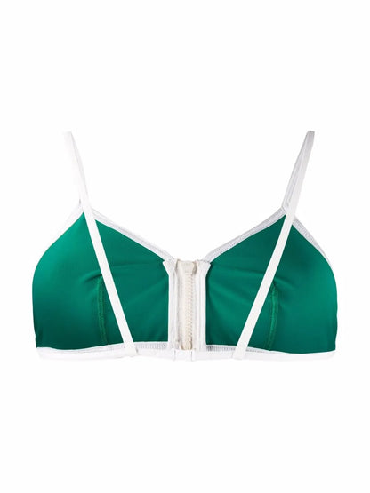 Sifflet Front-Zip Bikini Top