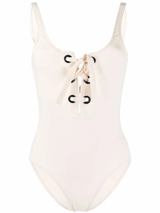 Cleodore Lace-Detail Swimsuit