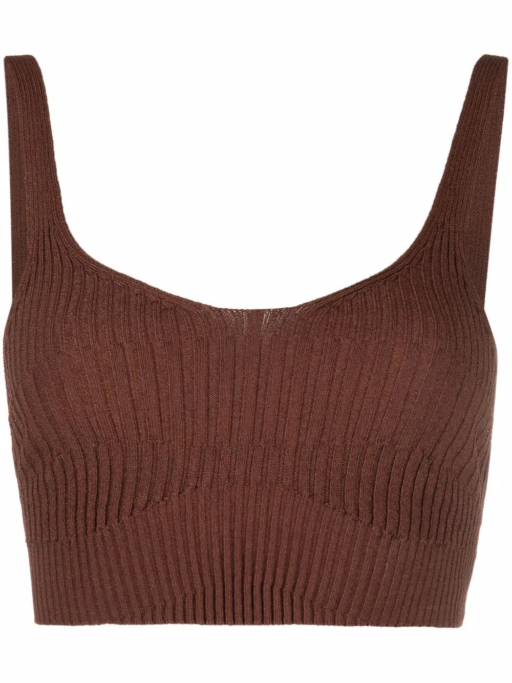 Joan Rib-Knit Crop Top