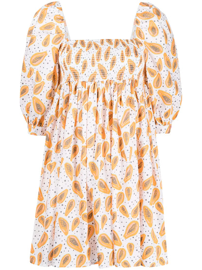 Printed Babydoll Dress