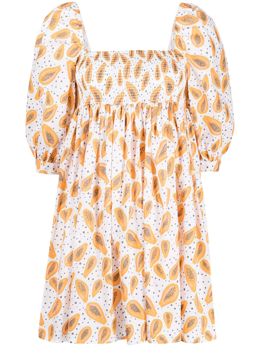 Printed Babydoll Dress