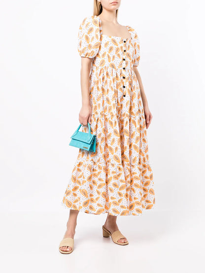 Play Praire Papaya-Print Dress