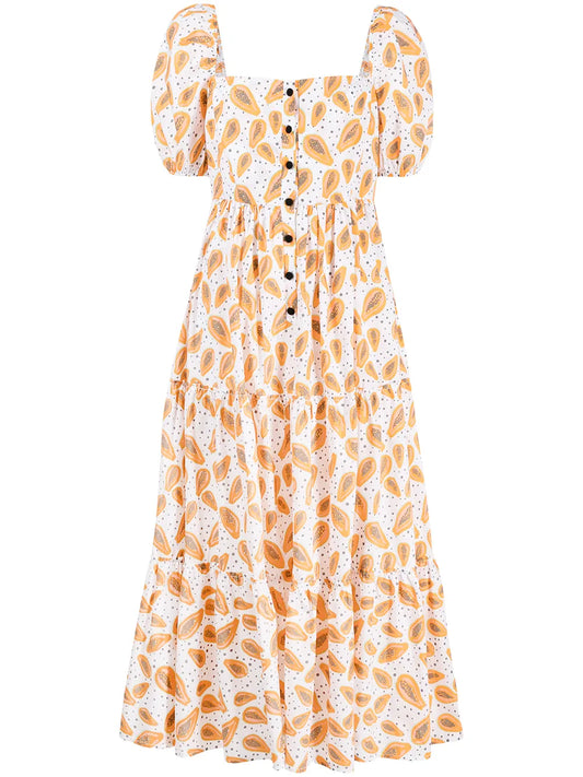 Play Praire Papaya-Print Dress