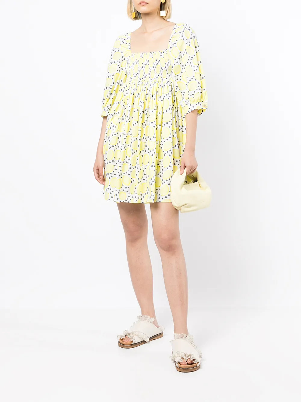 Printed Babydoll Dress