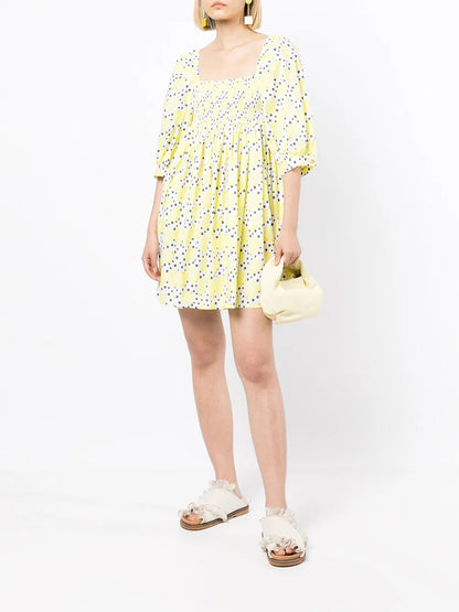 Printed Babydoll Dress