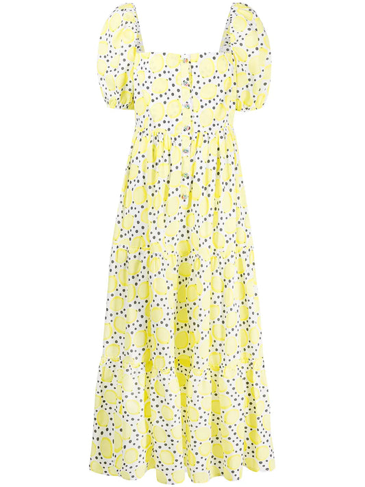 Play Praire Lemon-Print Dress