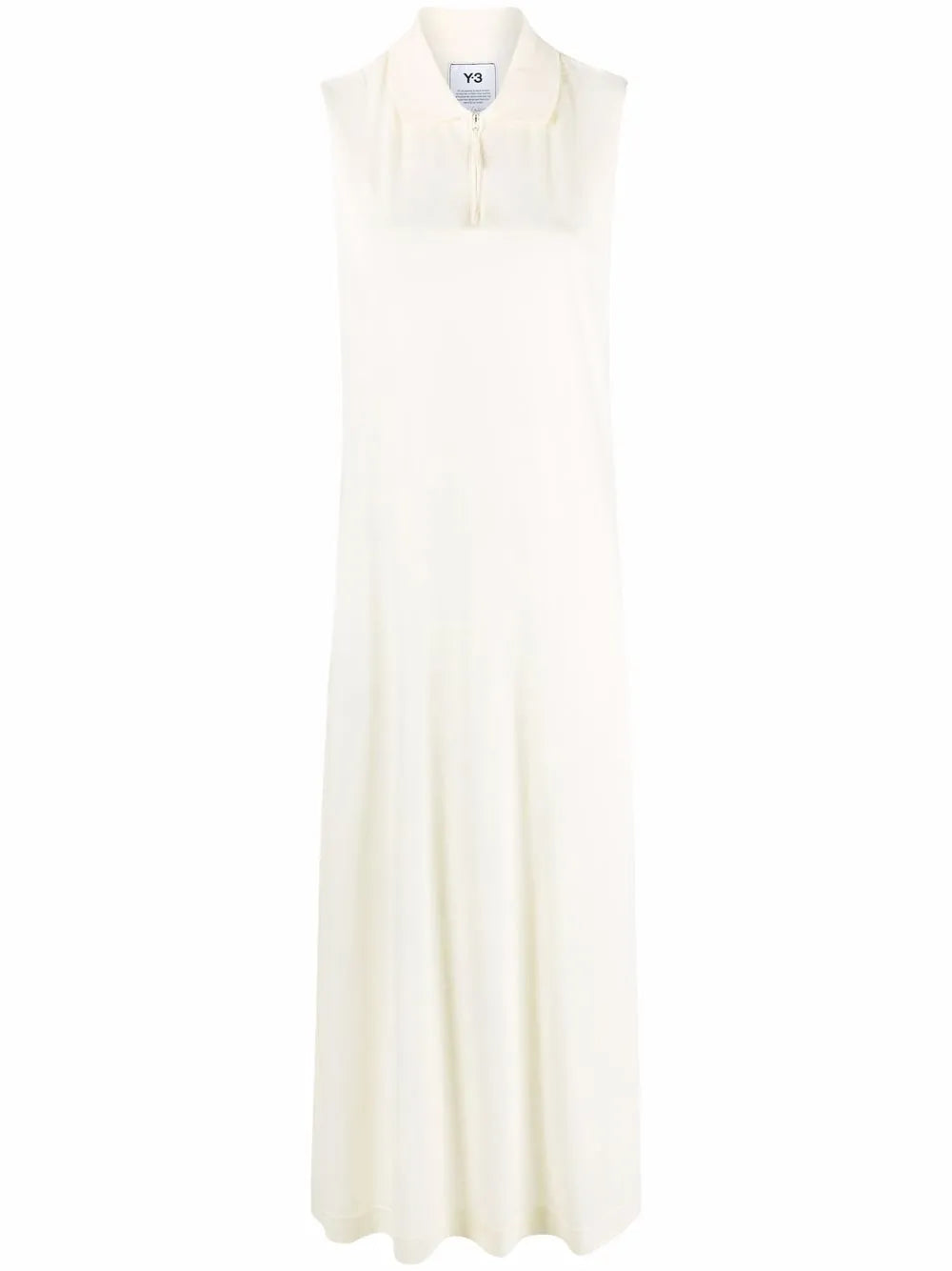 Zip-Detail Midi Dress