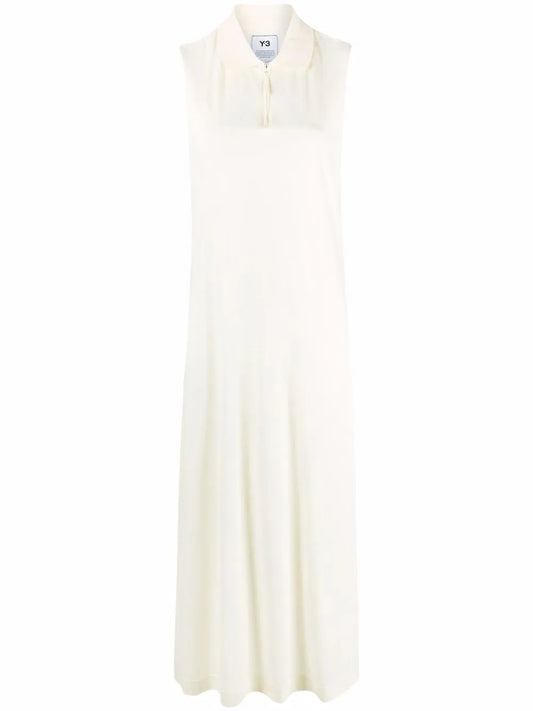 Zip-Detail Midi Dress