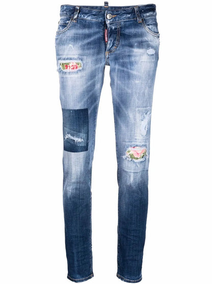 Jennifer Low-Rise Skinny Jeans
