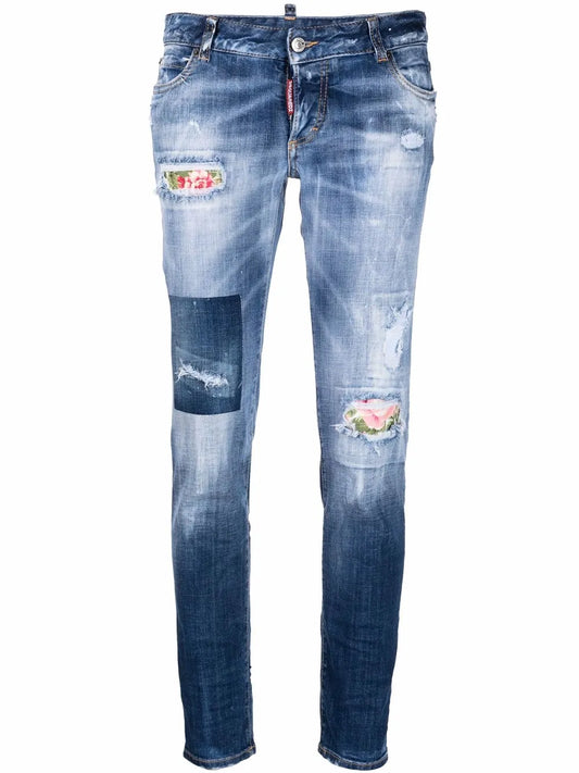 Jennifer Low-Rise Skinny Jeans